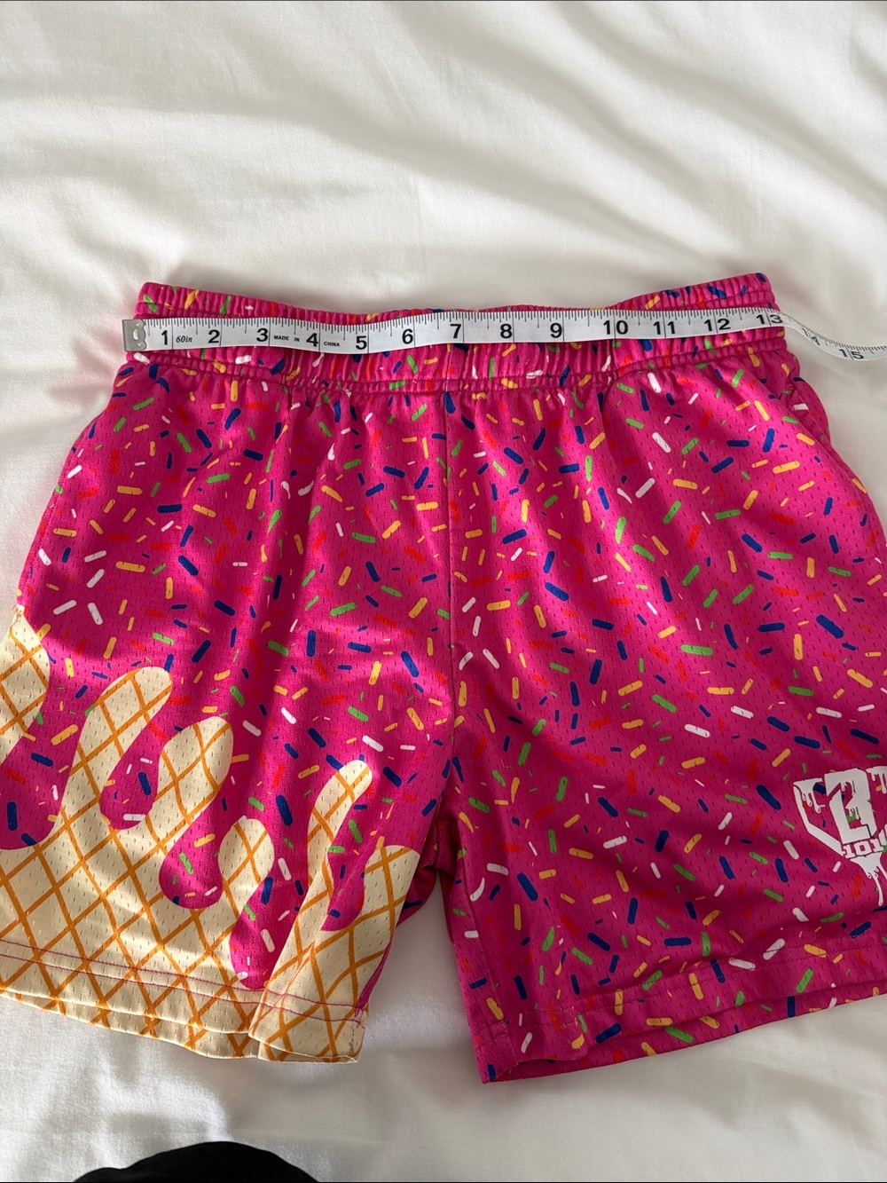 Baseball Lifestyle 101 Youth Ice Cream Shorts 5 In Pink Youth XL - Picture 10 of 12